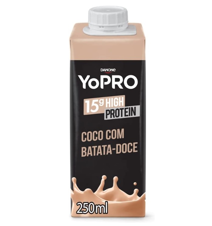 YoPRO Bebida Láctea UHT Coco com Batata-Doce 15g de proteínas 250ml