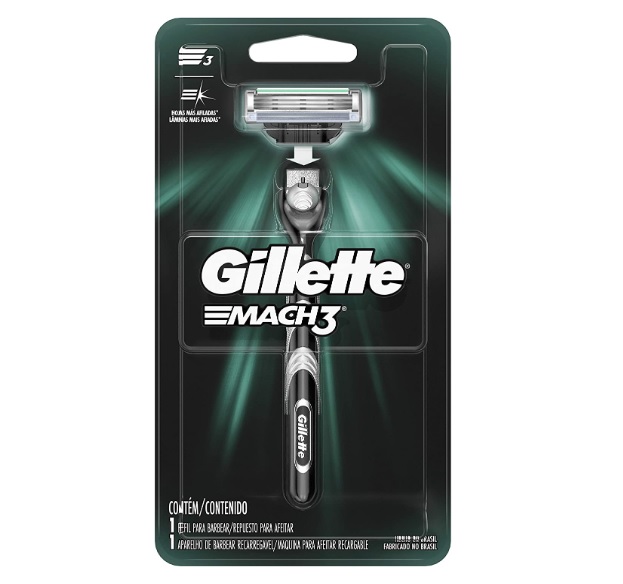 Aparelho de Barbear Gillette Mach3 – 1 unidade