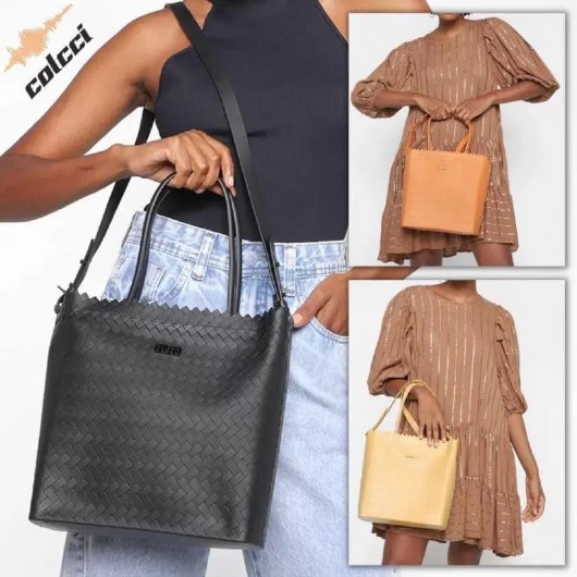 Bolsa Colcci Tote Shopper Textura Feminina