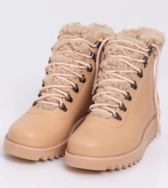 Bota Colcci Wiley Cano Médio Fake Fur Feminina