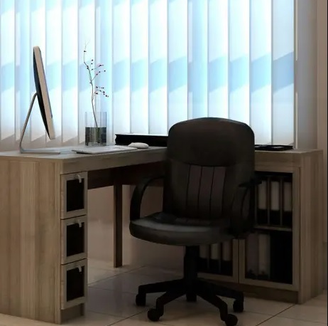 Cadeira de Escritório Secretária Giratória Clean Preta – Mobly