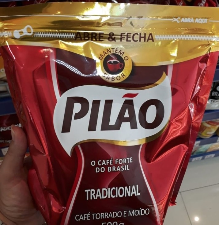 Café Pilão Torrado e Moído Tradicional Abre e Fecha 500g
