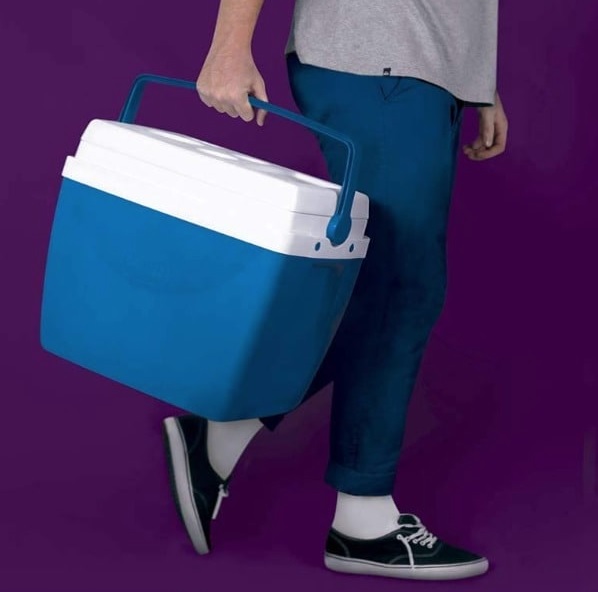 Caixa Térmica 34 Litros Mor Azul