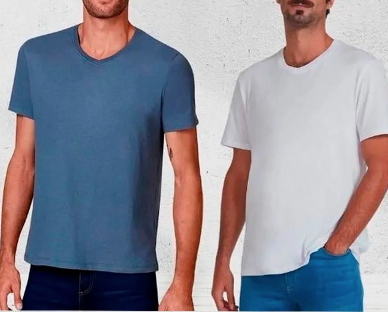 Camiseta Básica, Hering, Masculino