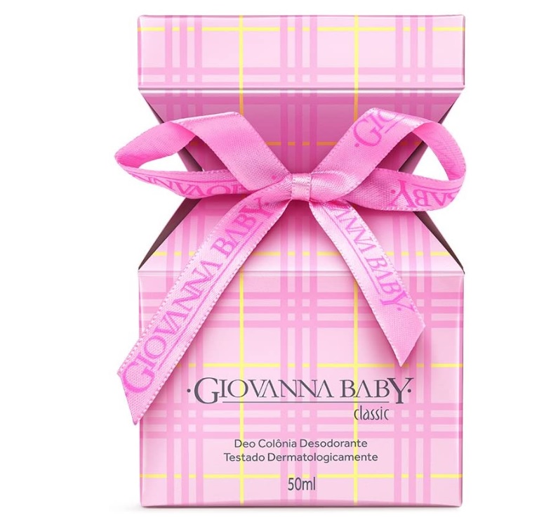 Colônia Desodorante 50 Ml Rosa, Giovanna Baby