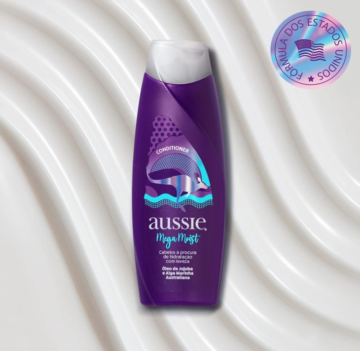 Condicionador Moist, Aussie, 360 ml