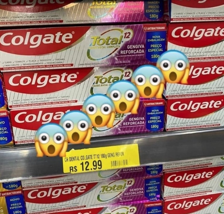 Creme Dental Colgate Total 12 Gengiva Reforçada 180g