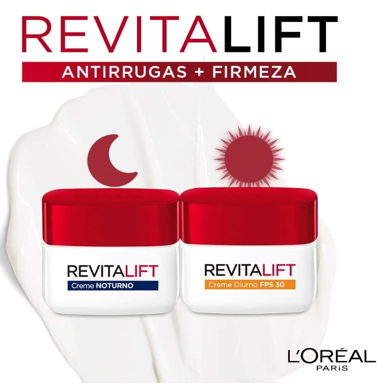 Creme Facial Anti-idade L’Oréal Paris Revitalift Pro-Retinol Diurno FPS 30, 49g