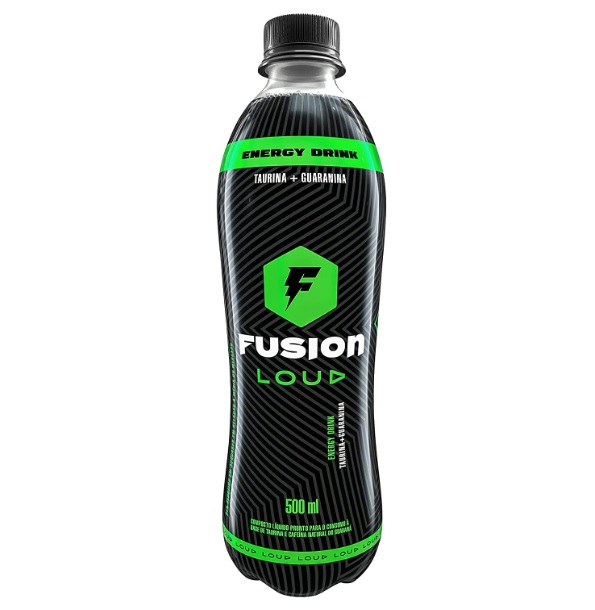 Energético Fusion, Garrafa Pet com 500ml