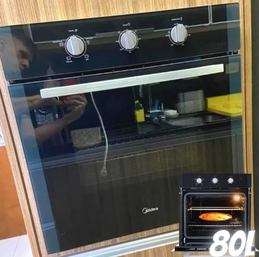 Forno Elétrico de Embutir Midea 80L – TSA82