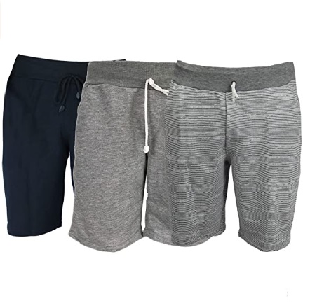 KIT 3 Bermudas Moletom Masculino