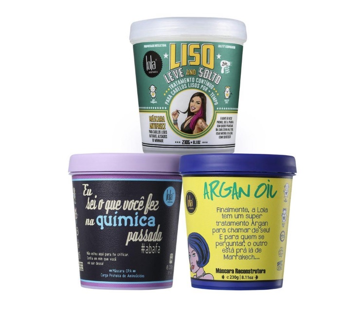Kit Lola Cosmetics Cronograma Capilar Cabelão (3 Produtos)