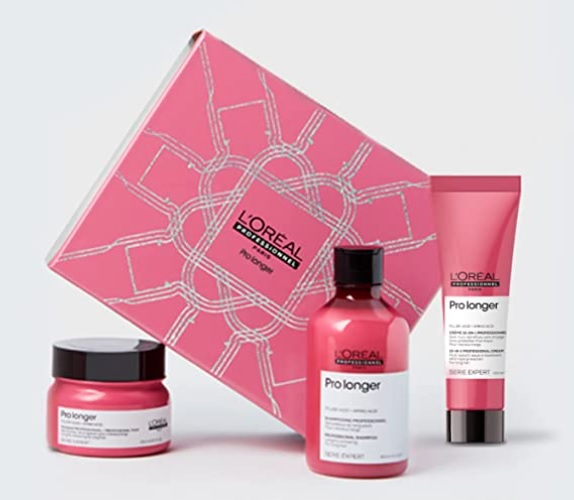 Kit Shampoo + Máscara de Tratamento + Leave-In Pro Longer Serie Expert, L´Oreal Professionnel Paris