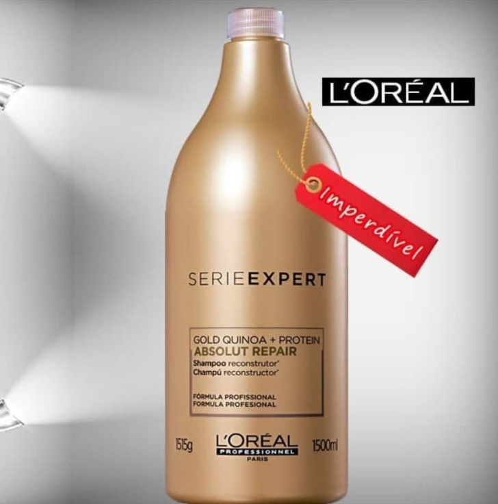 L’Oréal Professionnel Absolut Repair Gold Quinoa + Protein – Shampoo Tamanho Profissional