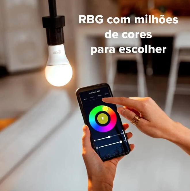 Lâmpada Inteligente Smart Lamp I2GO Home Wi-Fi LED 10W – Compatível com Alexa