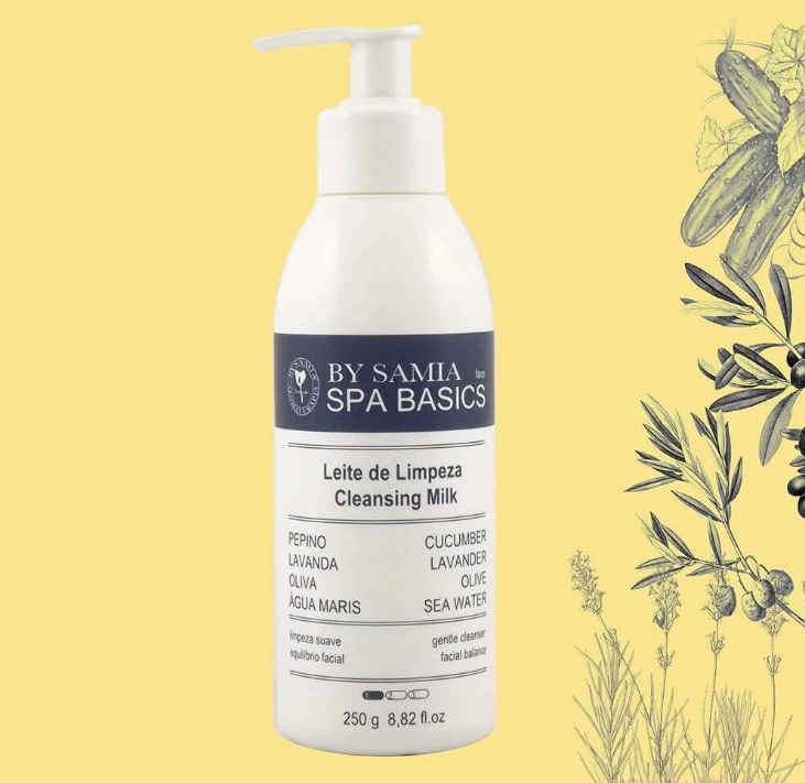 Leite Limpeza Facial 250ml, By Samia, Multicor
