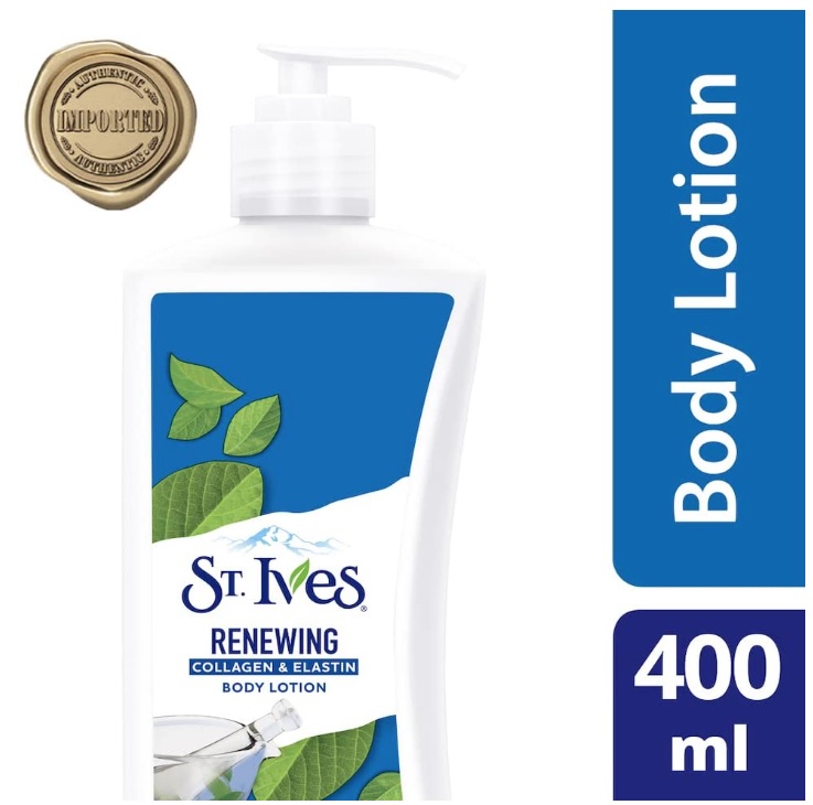 Loção Corporal Hidratante 400Ml Colágeno e Elastina, St Ives