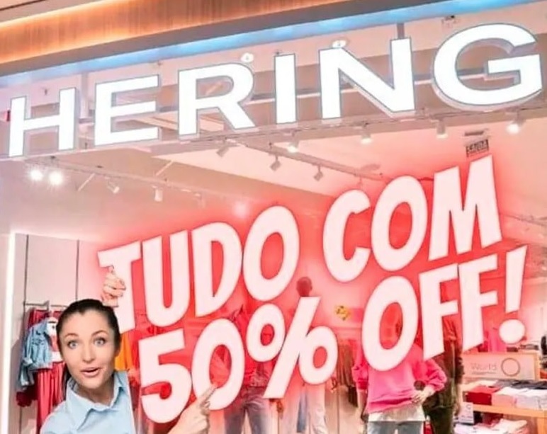 OFERTAS EM MODA MASCULINA HERING
