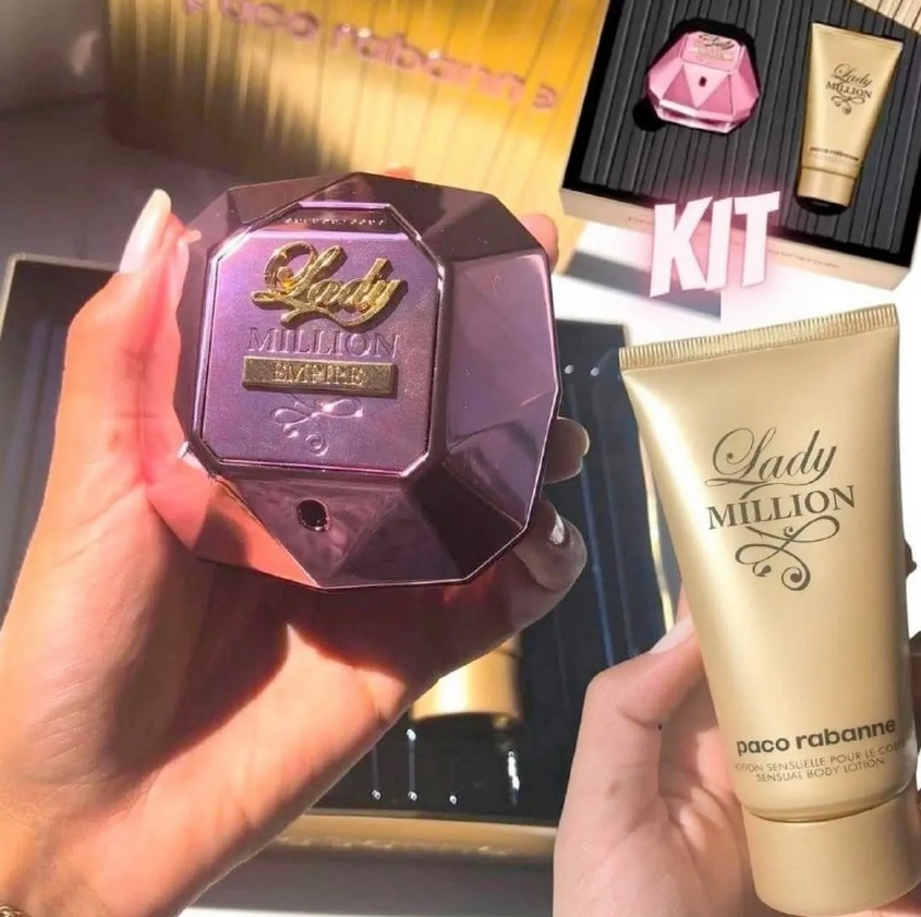 Paco Rabanne Lady Million Empire Kit Perfume Feminino EDP 50ml + Hidratante 75ml