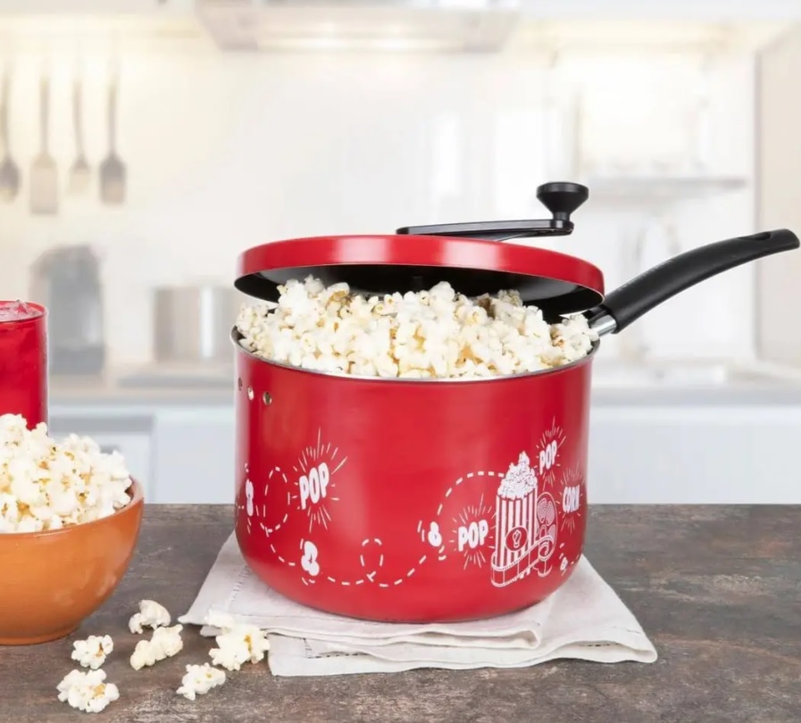 Pipoqueira Multiflon Vermelha Antiaderente – de Alumínio 3,8L 20cm Versátil 78320