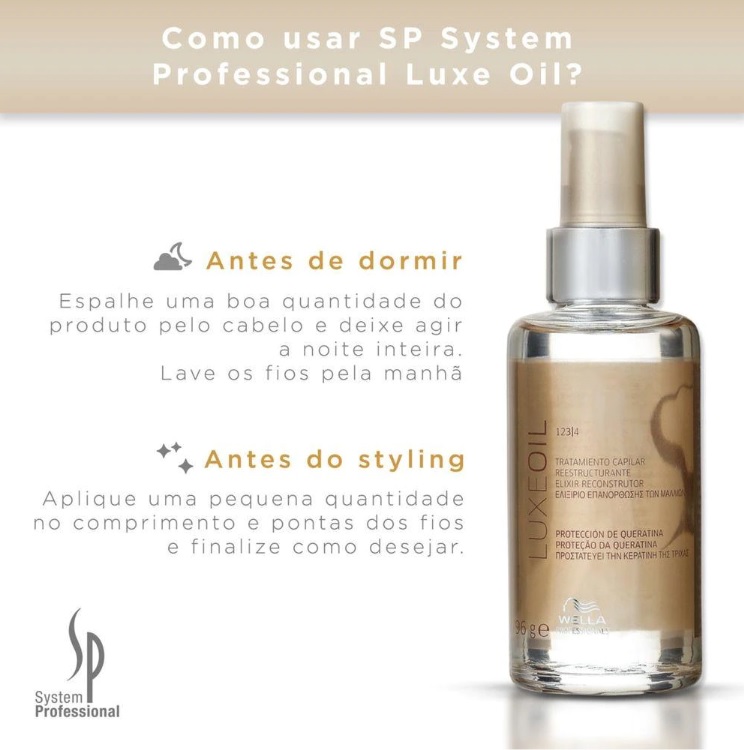SP System Professional Luxe Oil – Óleo Capilar 100ml