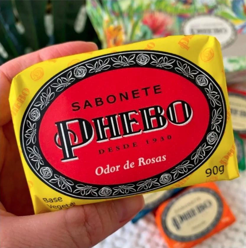 Sabonete Odor de Rosas, Phebo, Amarelo, 90 G