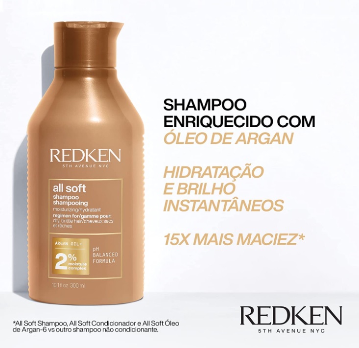 Shampoo All Soft 300Ml, Redken