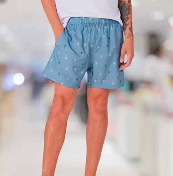 Shorts Praia Estampado Masculino