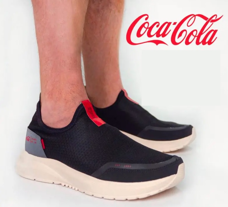 Tênis Coca-Cola Shoes X-Fly Line adulto-unissex