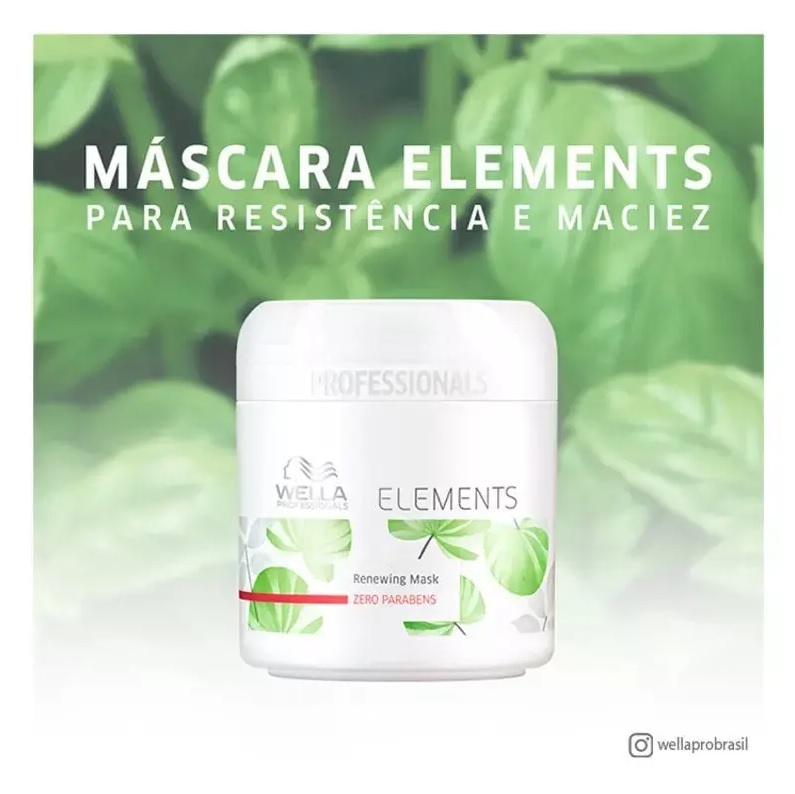 Wella Professionals Elements Renewing Mask – Máscara de Reconstrução