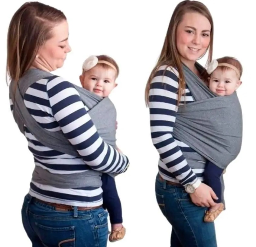 Wrap Sling Cinza Mescla