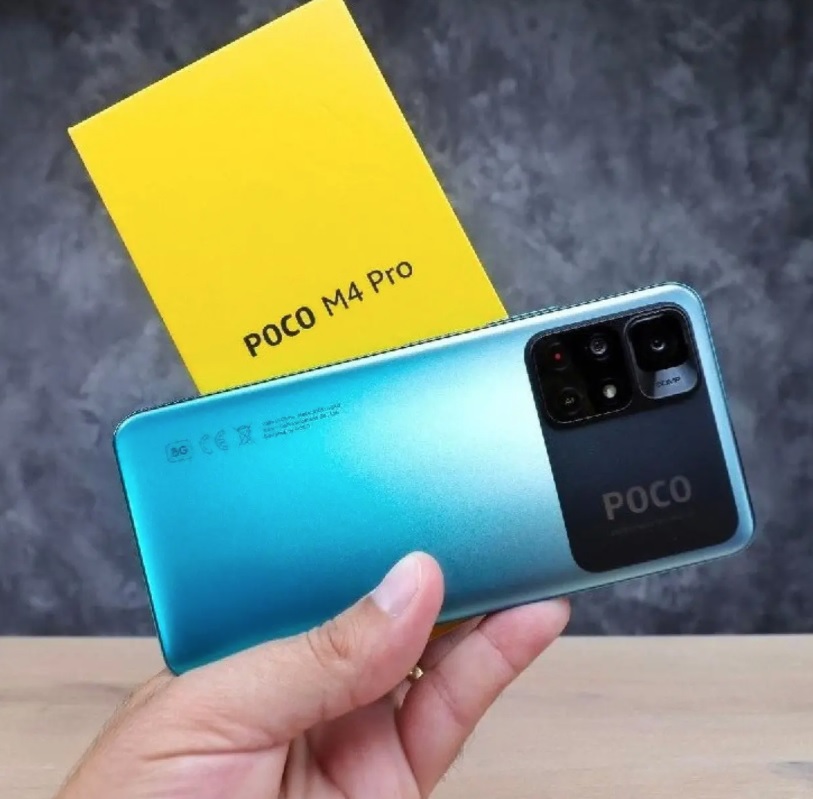 Xiaomi POCO M4 Pro – Smartphone 5G, 4GB RAM 64GB ROM, MediaTek Dimensidade 810, 90Hz DCI-P3 Dot Display