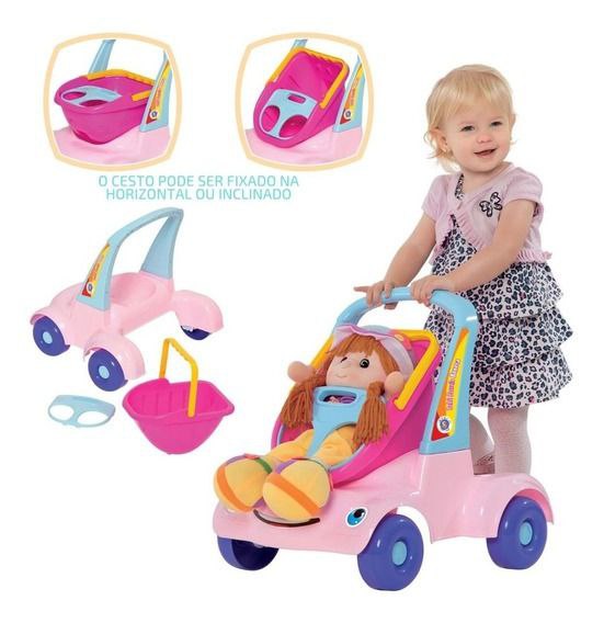 Andador Bebe Passeio Boneca Merco Toys