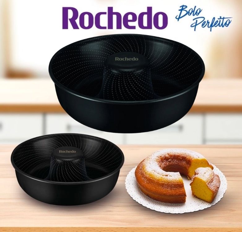 Forma de Bolo Rochedo 24 Bolo Perfeito Revestida