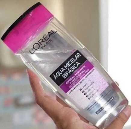 Água Micelar L’Oréal Paris Solução de Limpeza 5 em 1, 200ml
