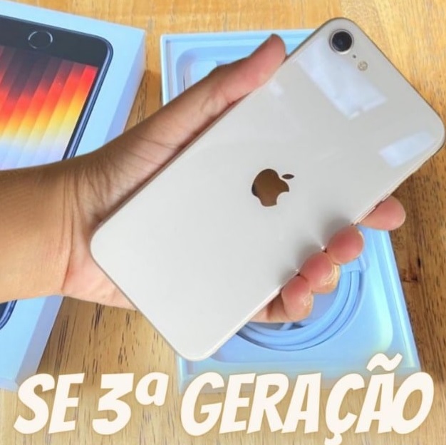 Apple iPhone SE (3ª geração) 64 GB – Estelar