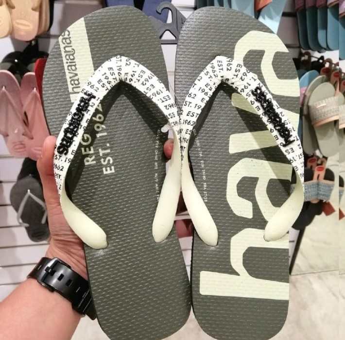 Chinelo Logomania Midtech, Havaianas, Adulto Unissex