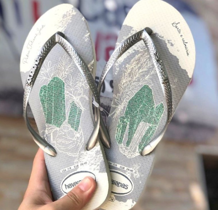 Chinelo Slim Party, Havaianas, Feminino