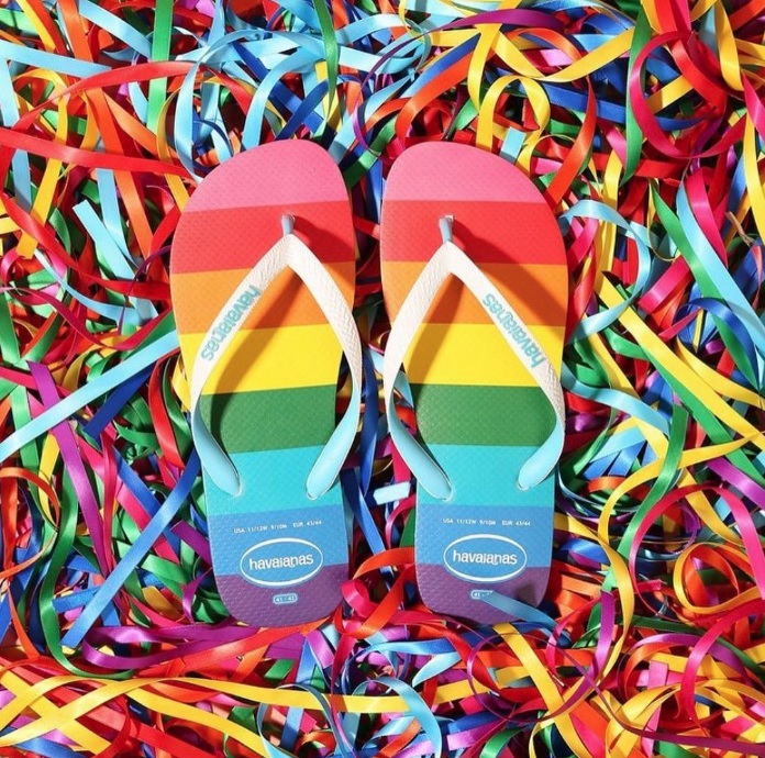 Chinelo Top Pride Allover, Havaianas, Adulto Unissex