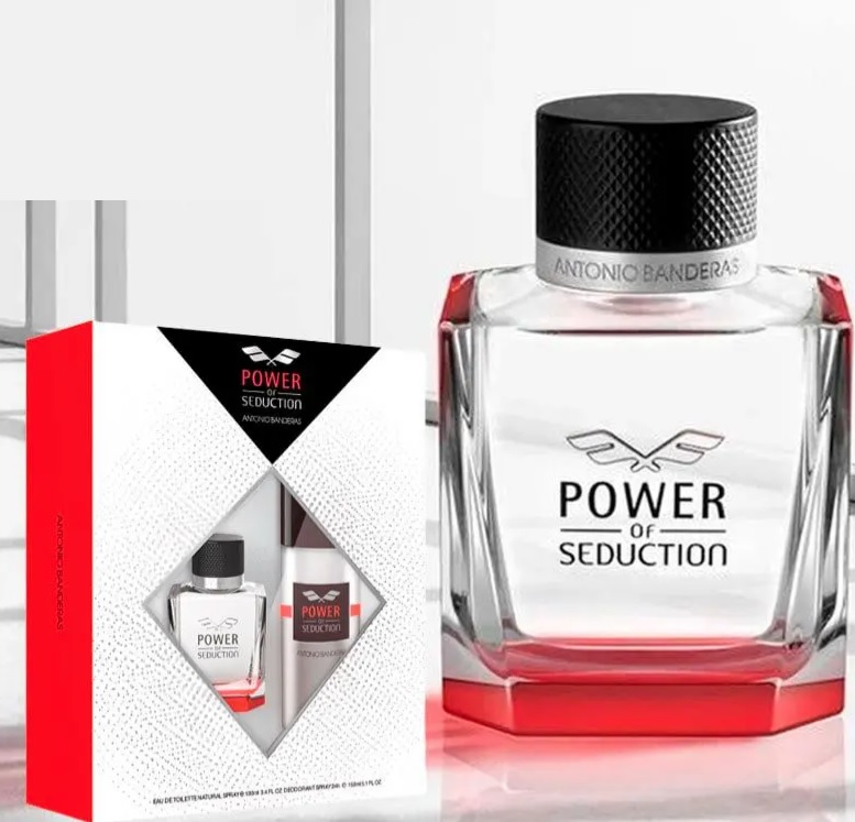 Conjunto Power of Seduction Antonio Banderas Masculino – Eau de Toilette 100ml + Desodorante 150ml