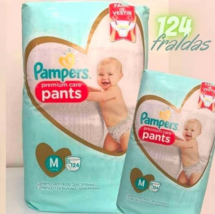 Pampers Fralda Pants Premium Care G 112 Unidades