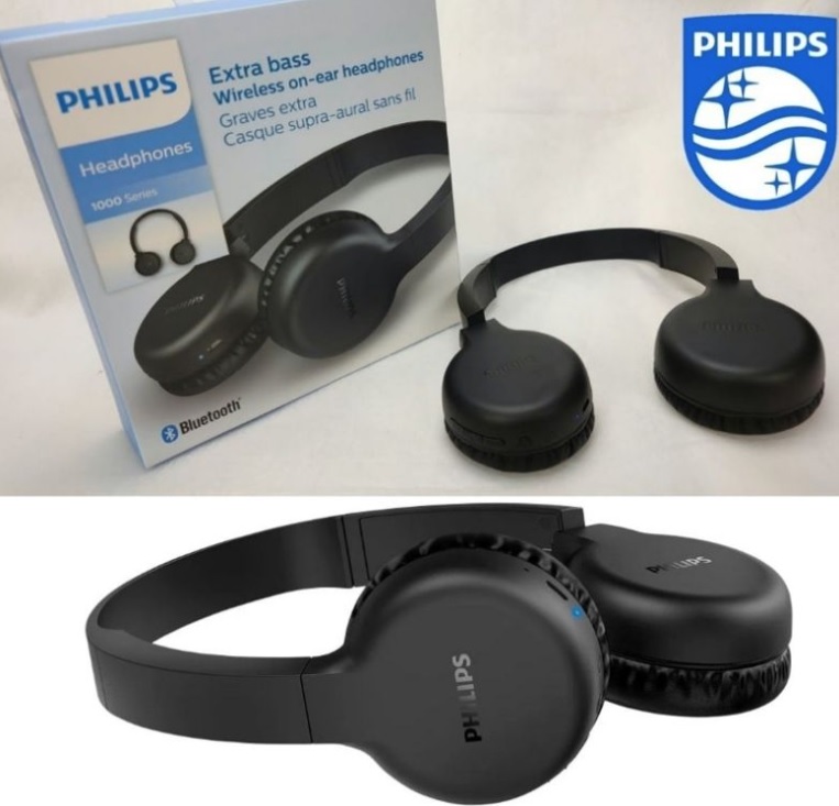 Headphone Philips Wireless BT Preto TAH1205BK/00