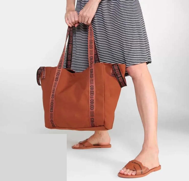 Kit de Bolsa Shopper + Rasteira Colcci