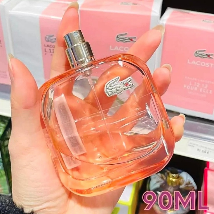 L.12.12 Pour Elle Sparkling Lacoste Eau de Toilette – Perfume Feminino 90ml