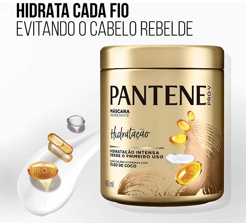 Máscara Hidratante Pantene Hidratação – 600ml
