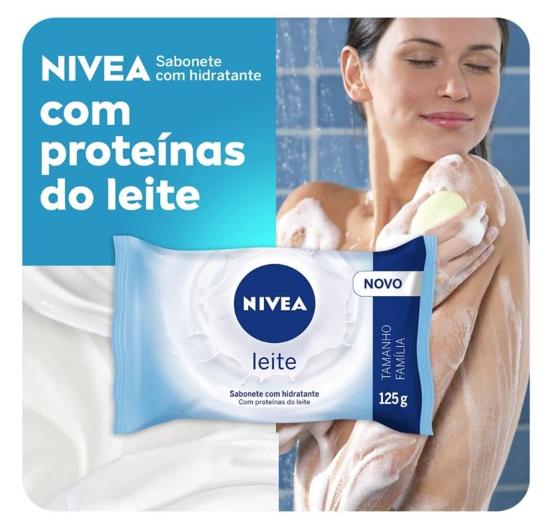 NIVEA Sabonete em Barra Leite 125g