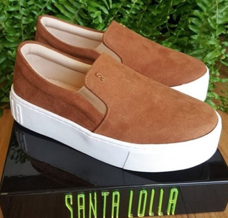 Slip On Santa Lolla Suede Feminino