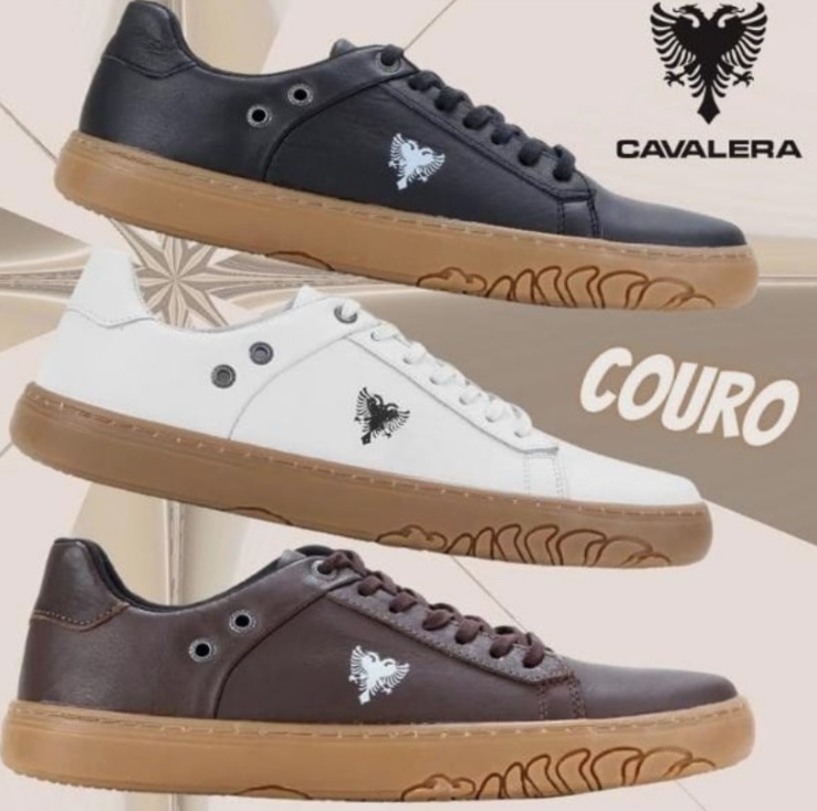 Tênis Couro Cavalera André Masculino