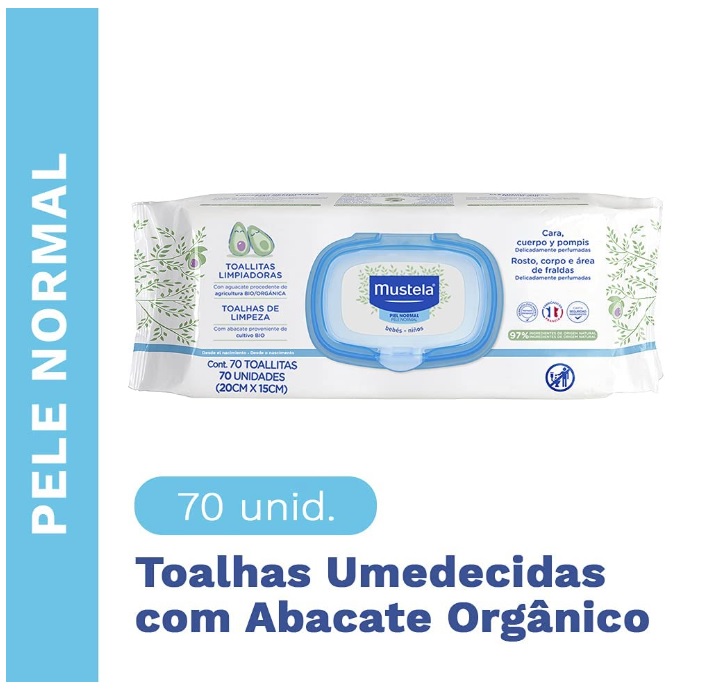 Toalhas Umedecidas Delicadamente Perfumados e Ultra-Suaves – 70 unidades