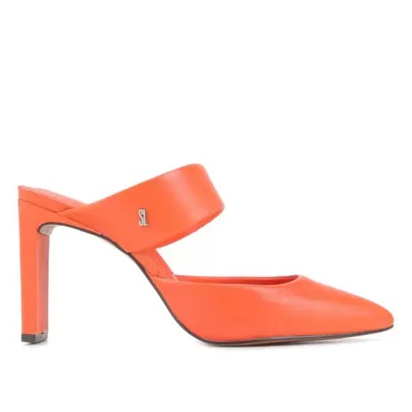 Mule Couro Santa Lolla Salto Fino Alto ( 2 cores )